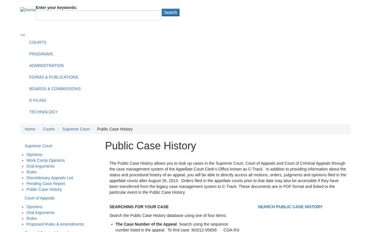 Tennessee Public Case History limits for U.S. Marshals Hancock release research